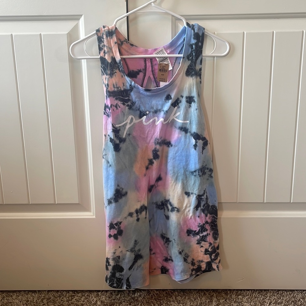 Tie dye VSPINK shirt NWT